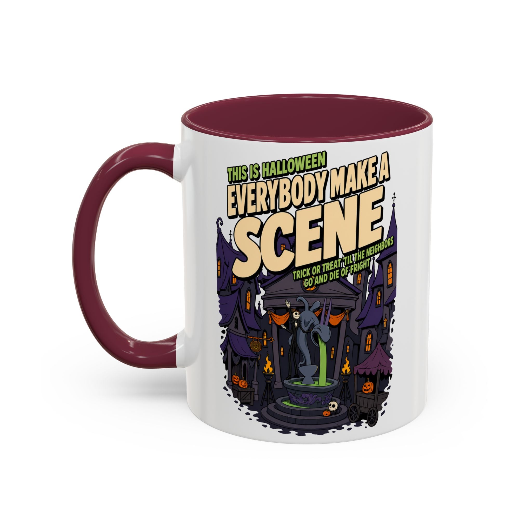 Nightmare Before Christmas This Is Halloween Coffee Mug (11oz) by Holiday Fun, alternate product view 9