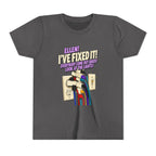 "Ellen! I’ve Fixed It!" Funny Christmas Vacation Youth T Shirt by Holiday Fun, alternate product view 6
