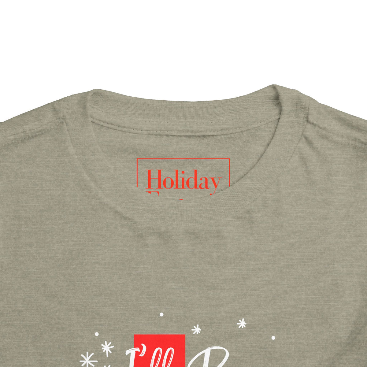 Toddler I'll Be Home For Christmas Texas T Shirt – Holiday Fun product photo