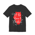 Illinois, I'll Be Home For Christmas T Shirt, shirt color and fit view 4