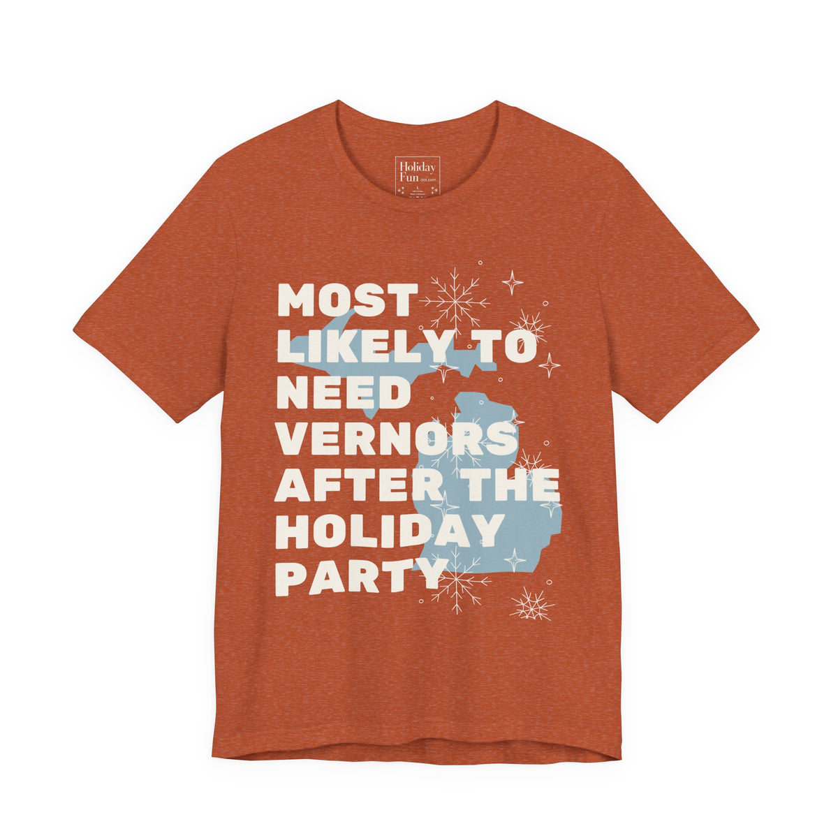 Most Likely To Need Vernors After The Holiday Party T-Shirt – Holiday Fun product photo