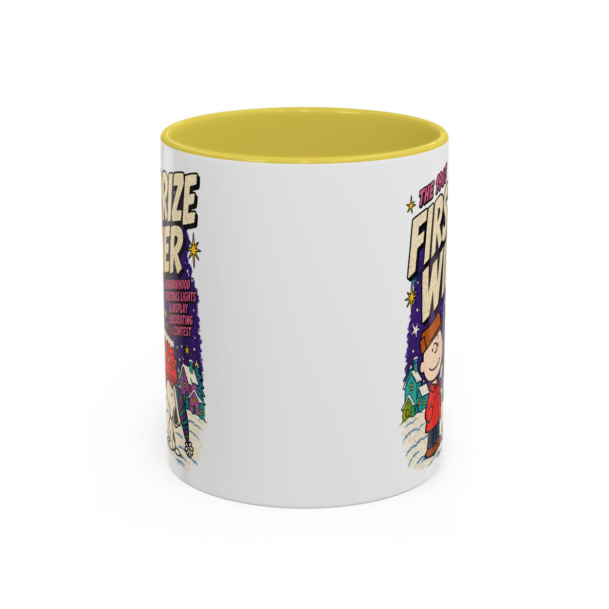 Charlie Brown Christmas Light Contest Winner Coffee Mug, color view 13