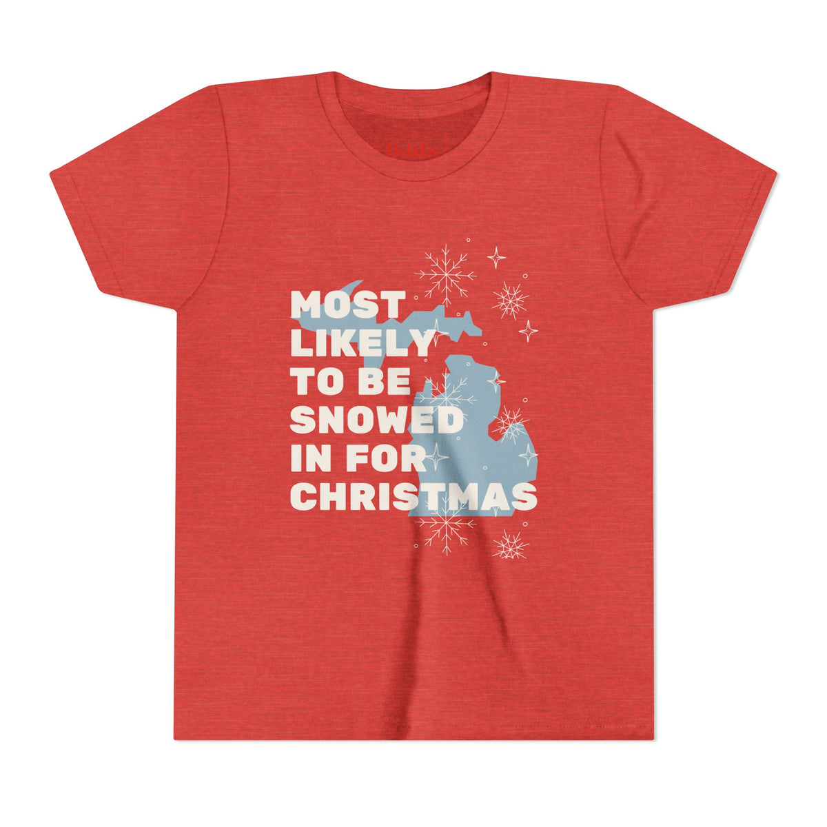 Youth Most Likely To Be Snowed In For Christmas T-Shirt