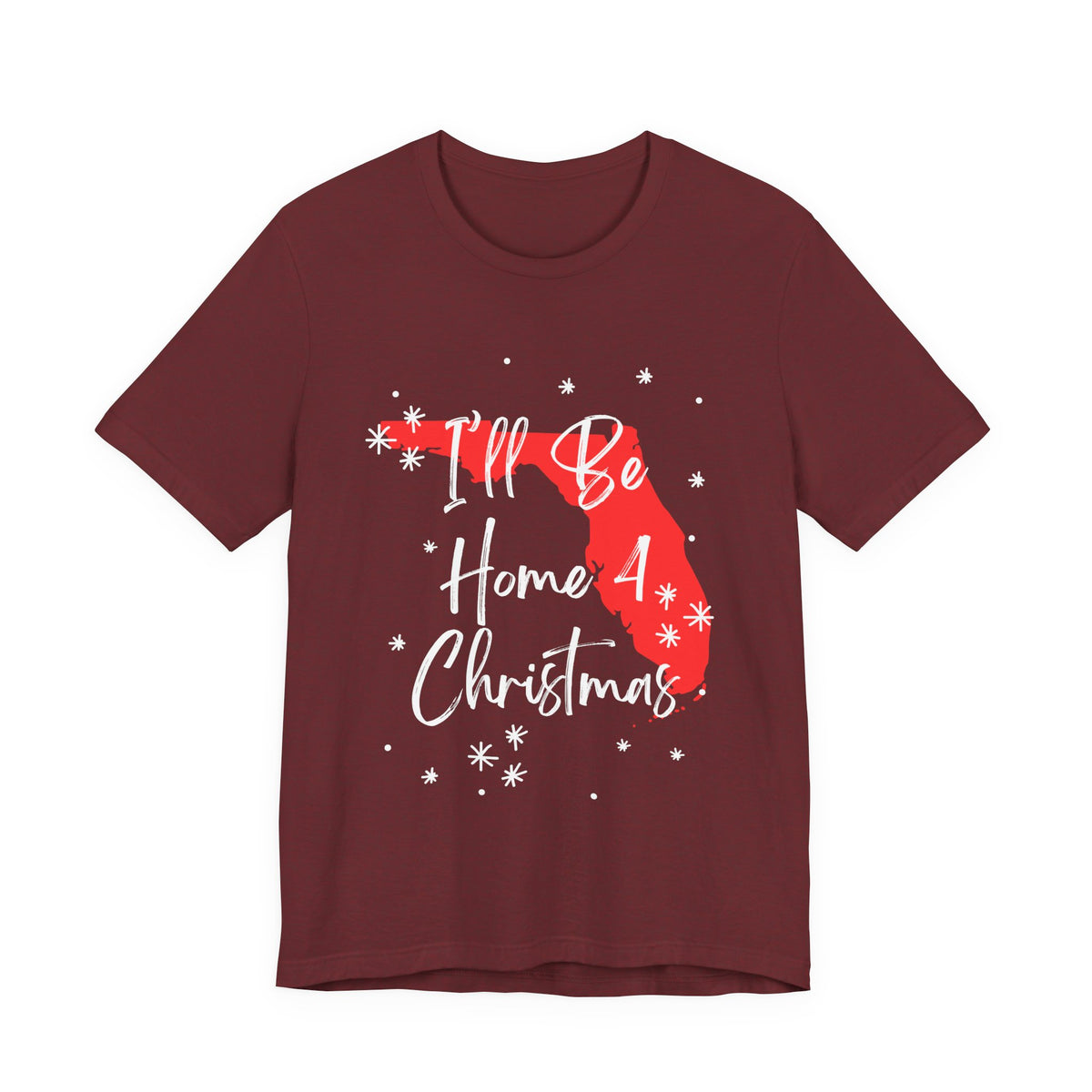 Holiday Fun Florida I'll Be Home For Christmas T shirt