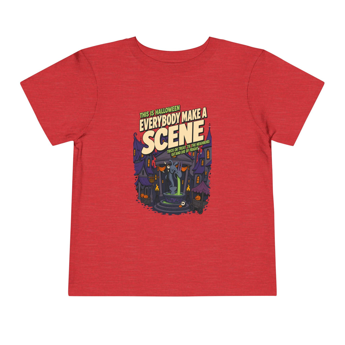 Toddler Nightmare Before Christmas Halloween Town T Shirt – Holiday Fun product photo