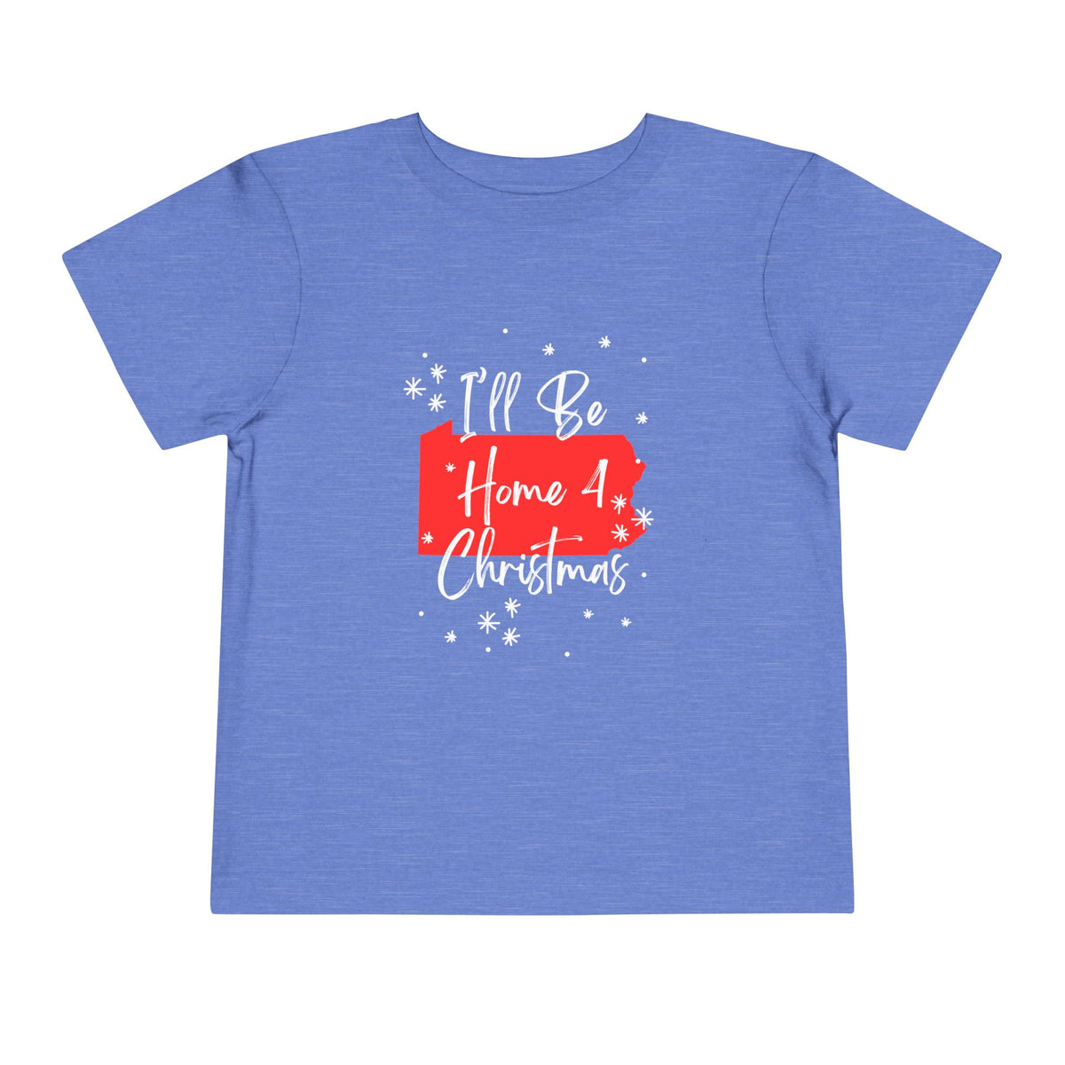 Toddler I'll Be Home For Christmas Pennsylvania T Shirt – Holiday Fun product photo
