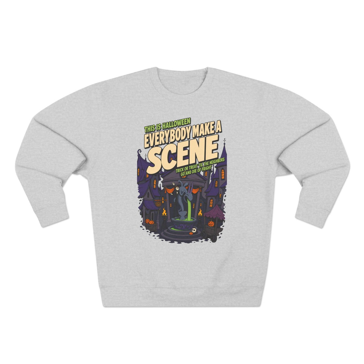 Holiday Fun Nightmare Before Christmas Halloween Town sweatshirt