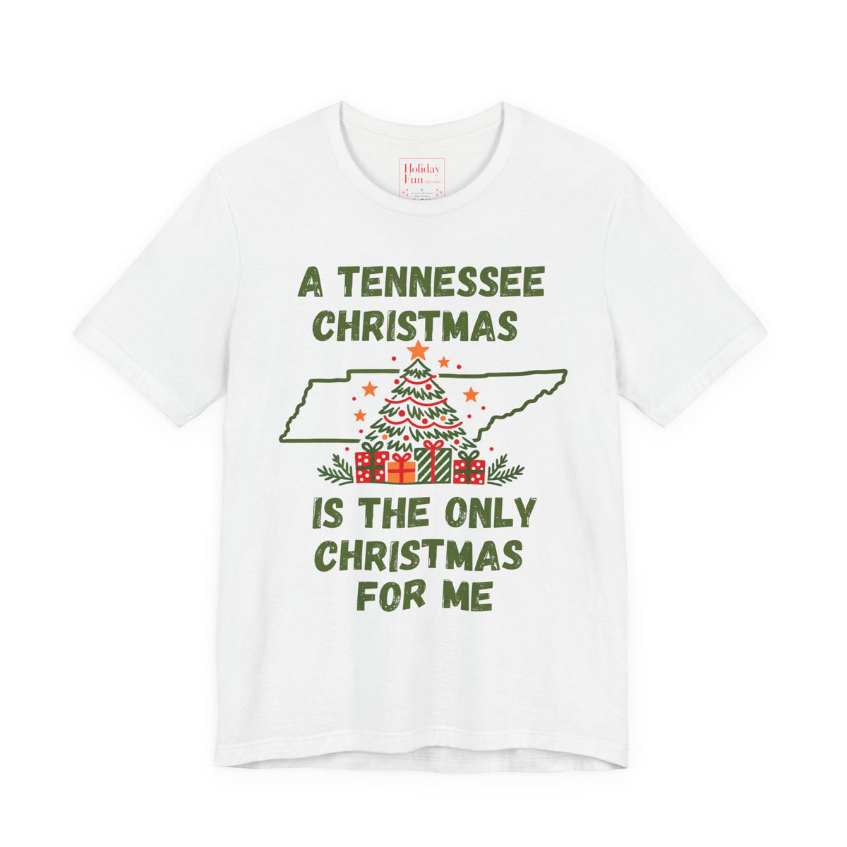 Tennessee Christmas T-Shirt – Holiday Fun product photo