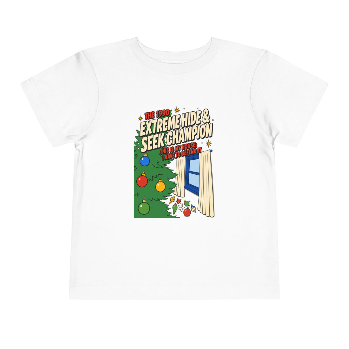 Toddler Home Alone Hide & Seek Champion T Shirt – Holiday Fun product photo