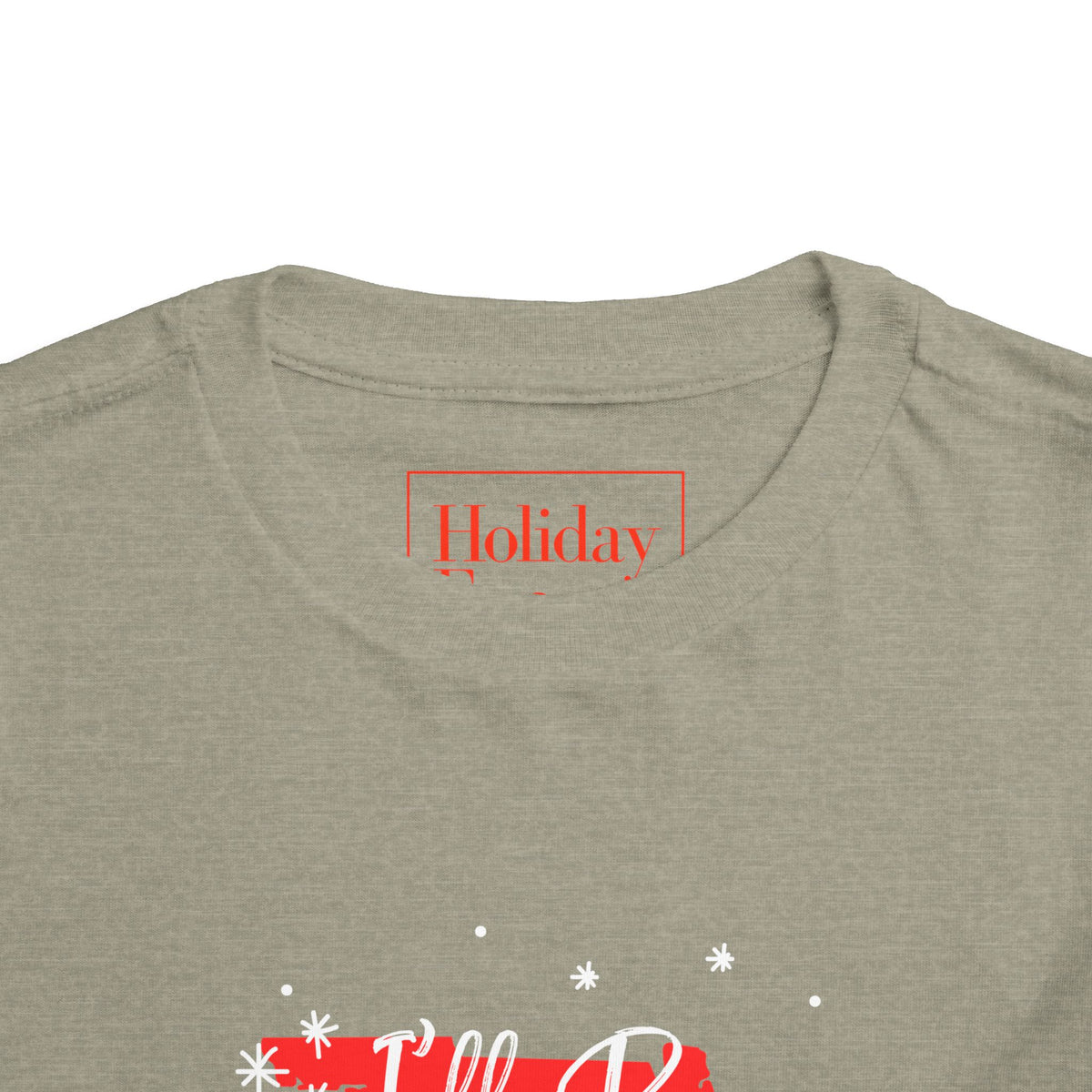 Toddler I'll Be Home For Christmas Florida T Shirt – Holiday Fun product photo