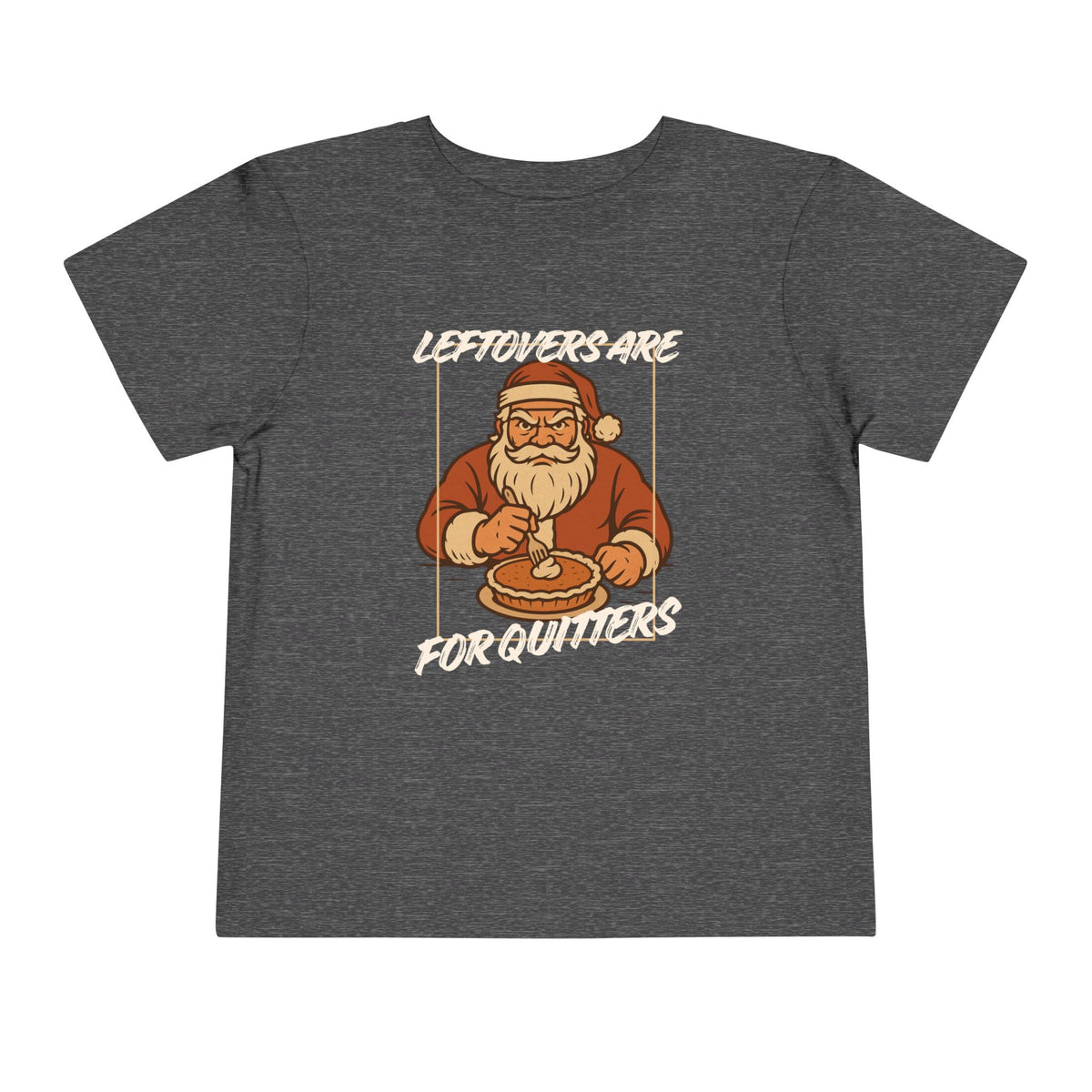 Toddler Leftovers Are For Quitters T Shirt – Holiday Fun product photo