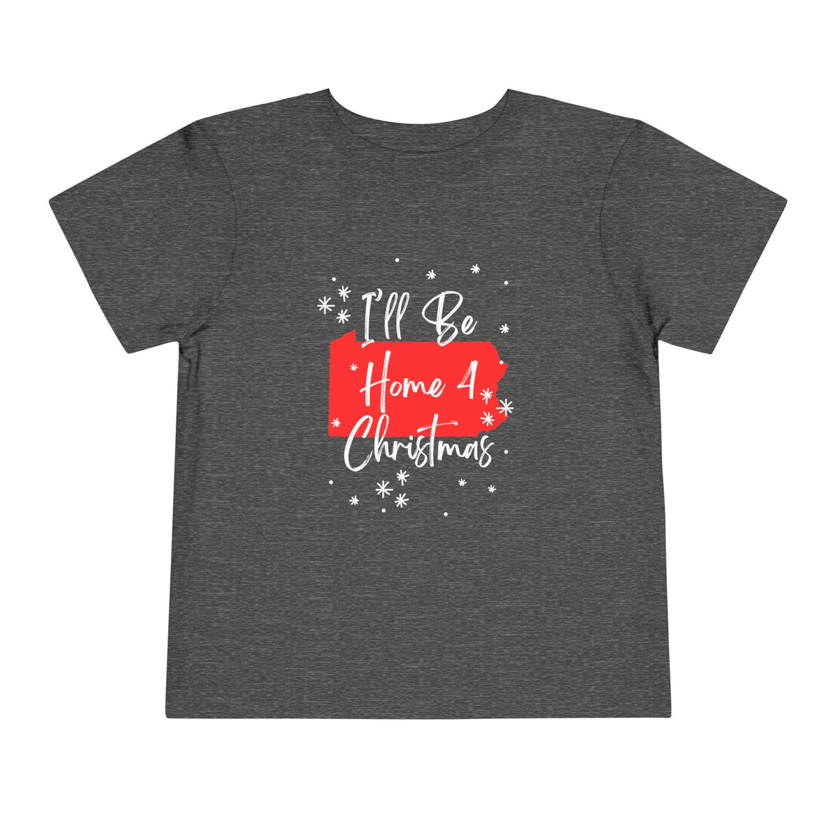 Toddler I'll Be Home For Christmas Pennsylvania T Shirt – Holiday Fun product photo