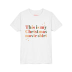 Youth This Is My Christmas Movie T Shirt, youth shirt color and fit view 7
