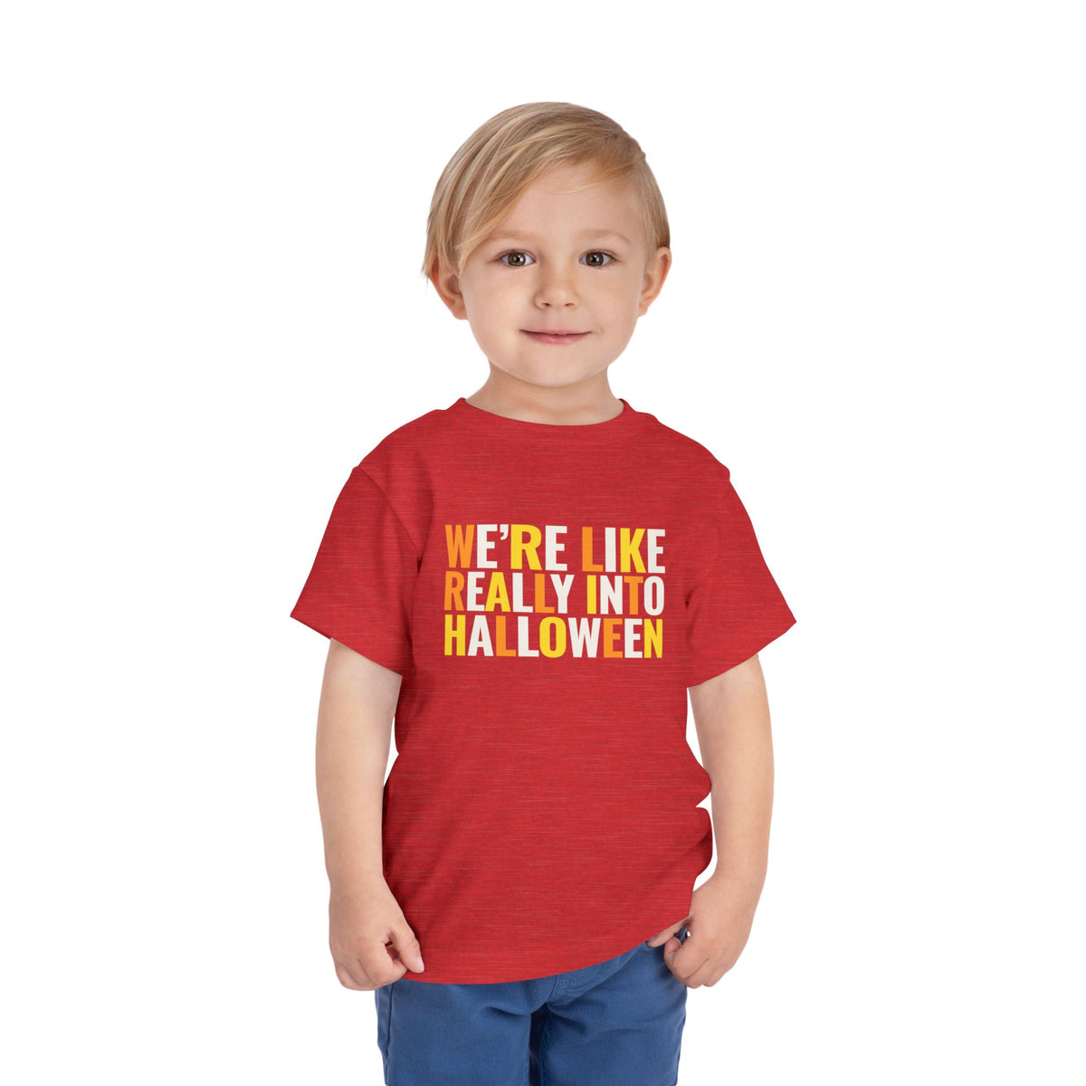 Toddler We're, Like, Really Into Halloween T Shirt – Holiday Fun product photo