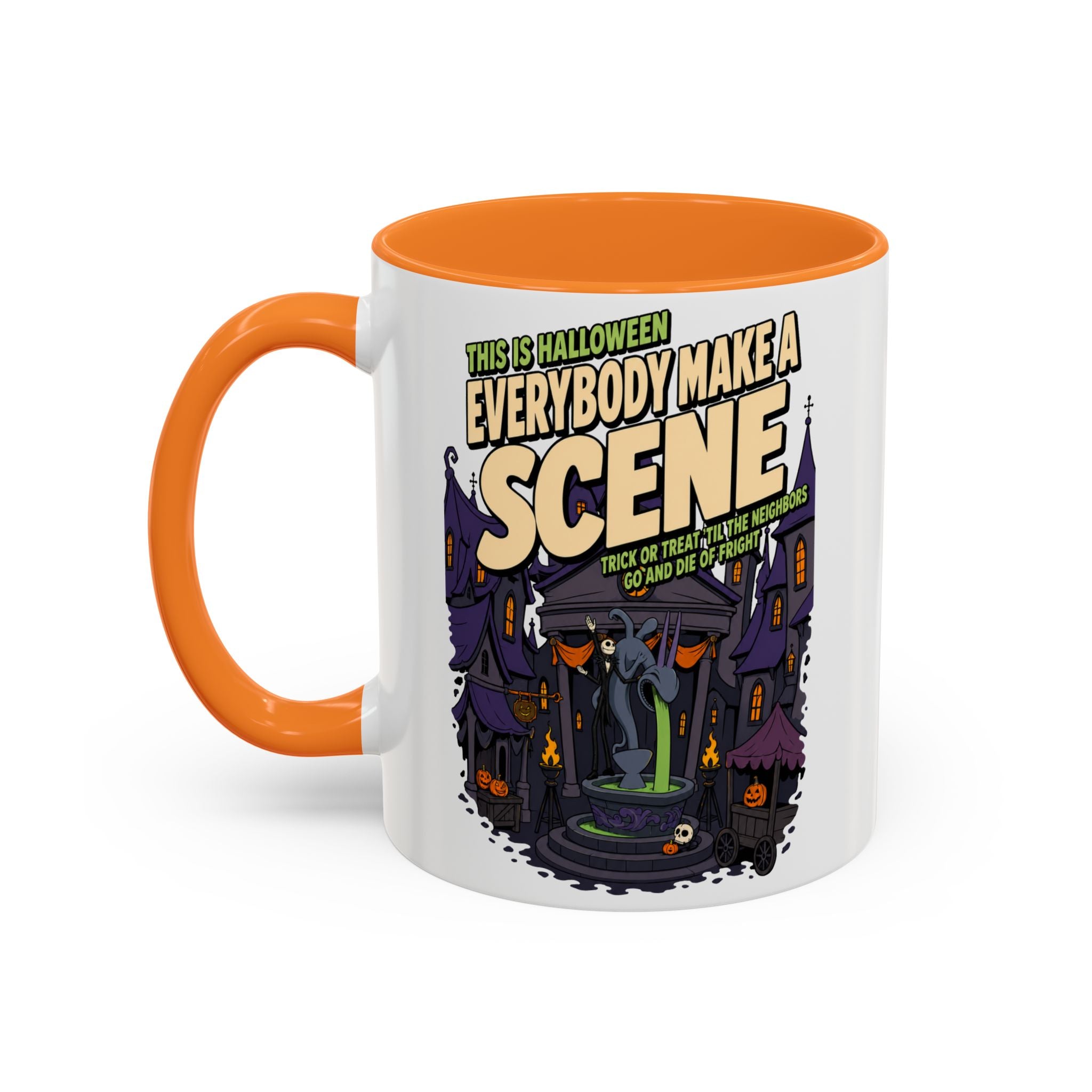 Nightmare Before Christmas This Is Halloween Coffee Mug (11oz) by Holiday Fun, alternate product view 6