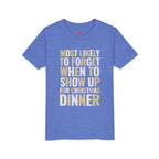 Youth Most Likely To Forget When To Show Up For Christmas Dinner T-Shirt