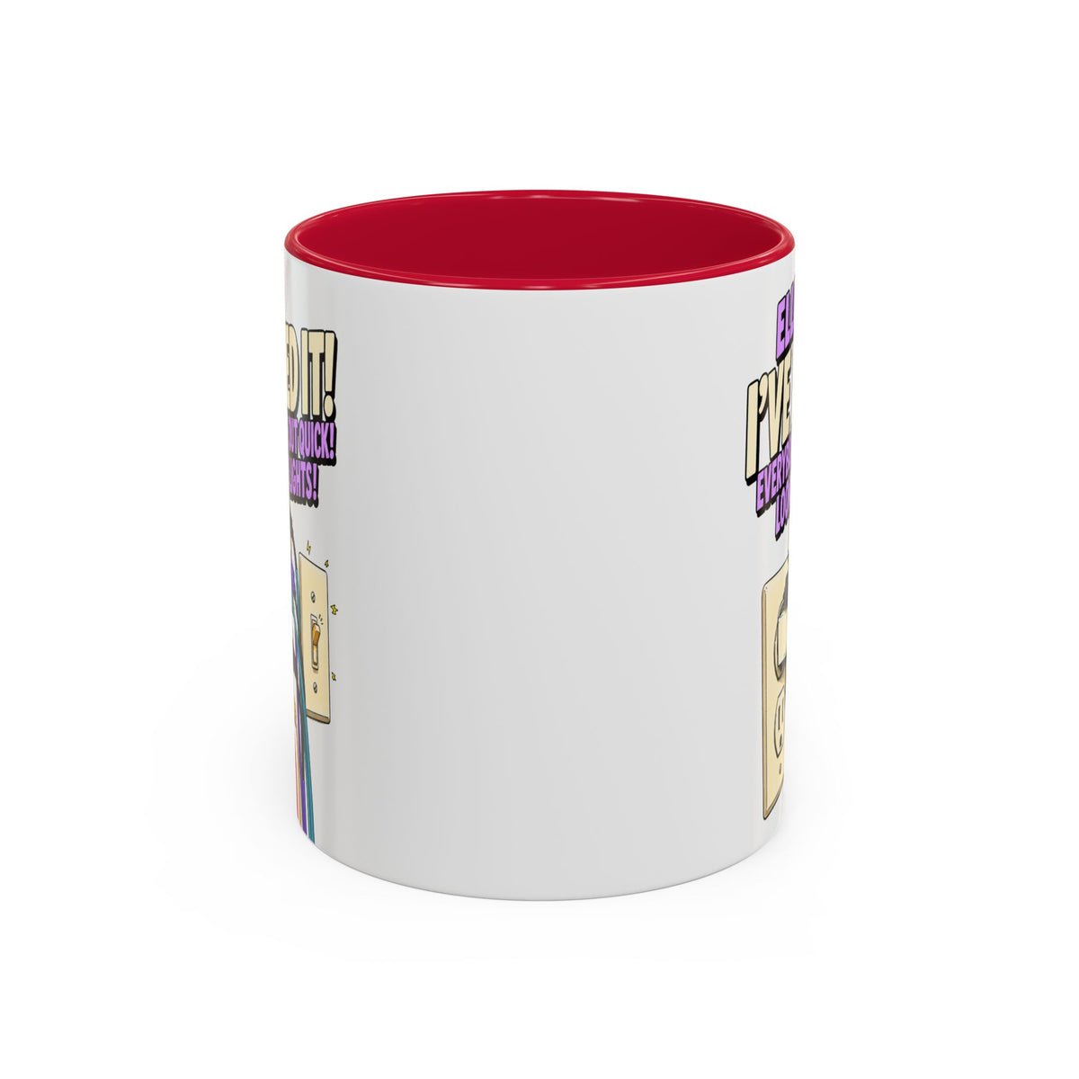 "Ellen! I’ve Fixed It!" Funny Christmas Vacation Coffee Mug (11oz) by Holiday Fun, alternate product view 13