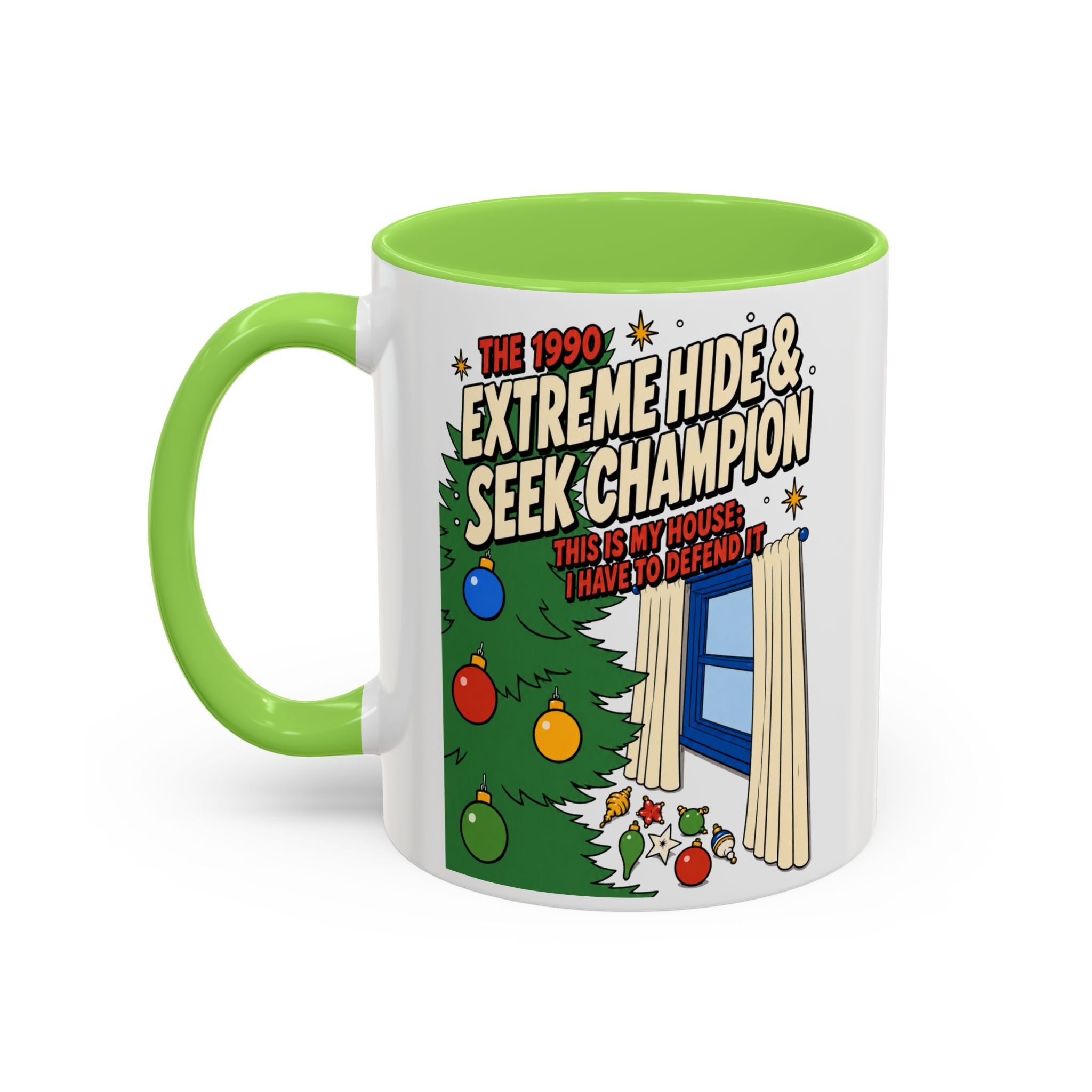 Home Alone Hide & Seek Champion Coffee Mug (11oz) by Holiday Fun, alternate product view 8