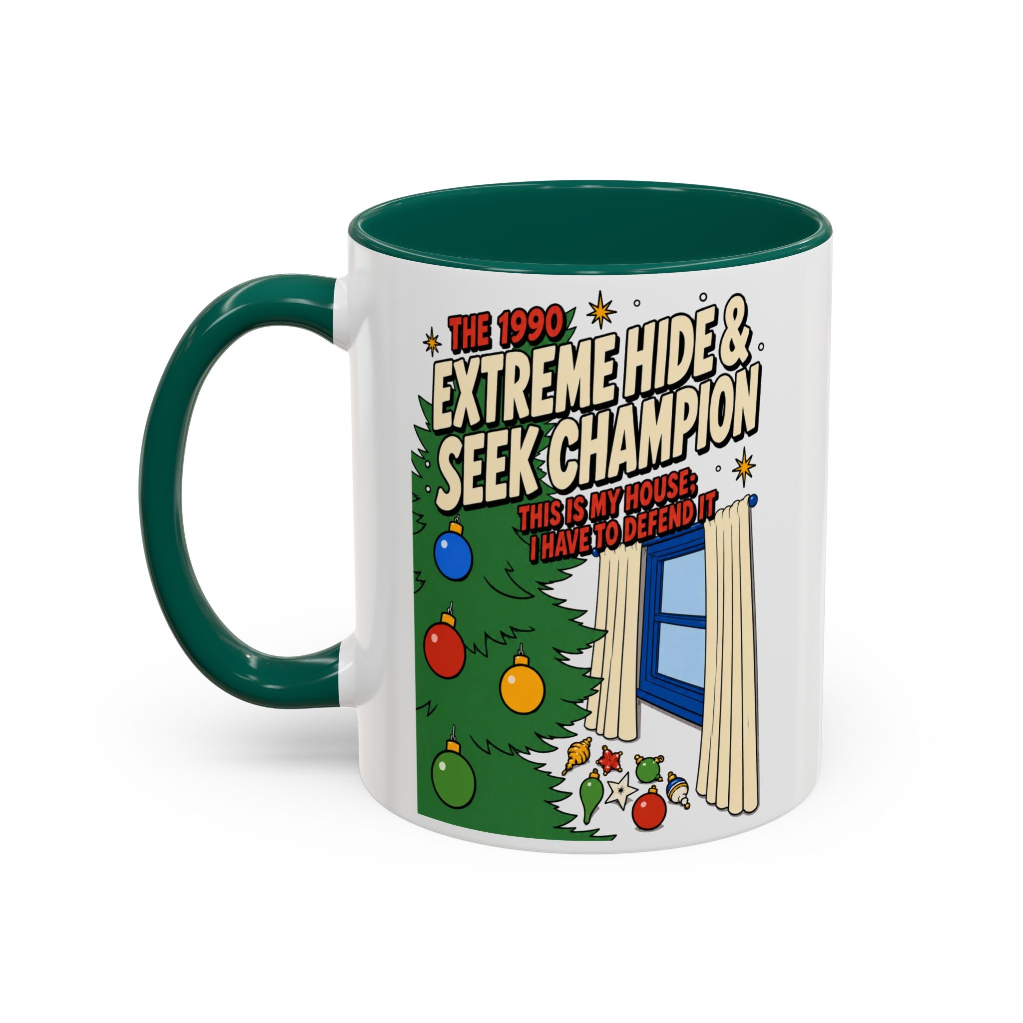 Home Alone Hide & Seek Champion Coffee Mug (11oz) by Holiday Fun, alternate product view 6
