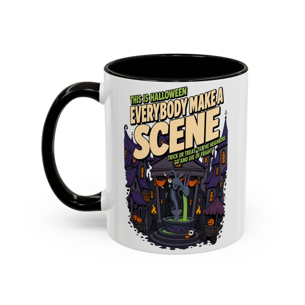 Nightmare Before Christmas This Is Halloween Coffee Mug (11oz) by Holiday Fun, alternate product view 3