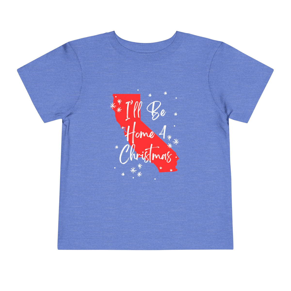 Toddler I'll Be Home For Christmas California T Shirt – Holiday Fun product photo