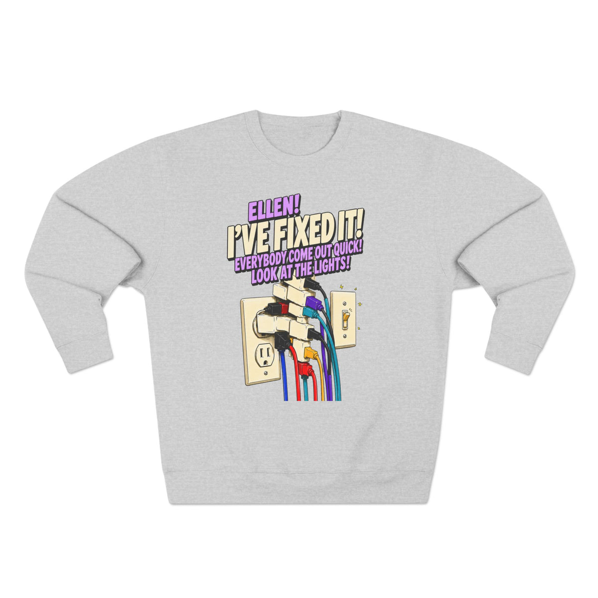 Holiday Fun Christmas Vacation Light Scene sweatshirt