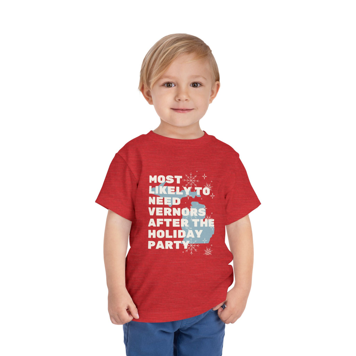 Toddler Most Likely To Need Vernors After The Holiday Party T Shirt – Holiday Fun product photo