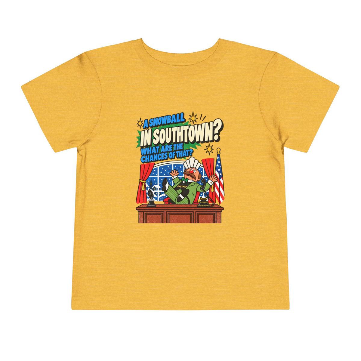 Toddler Snowball In South Town Christmas T Shirt by Holiday Fun