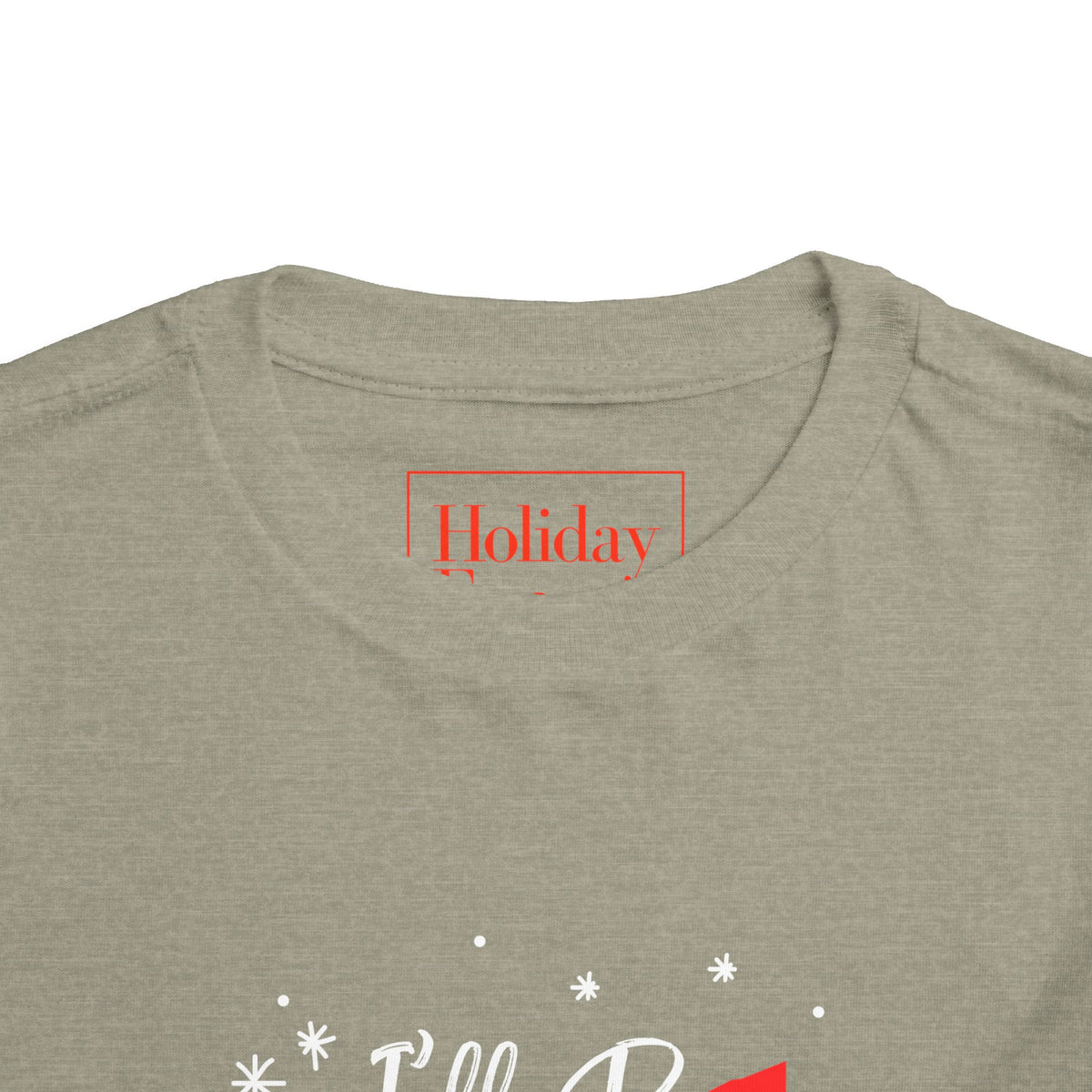 Toddler I'll Be Home For Christmas Ohio T Shirt – Holiday Fun product photo