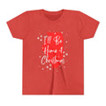 Youth Illinois,  I'll Be Home For Christmas T Shirt by Holiday Fun, alternate product view 6