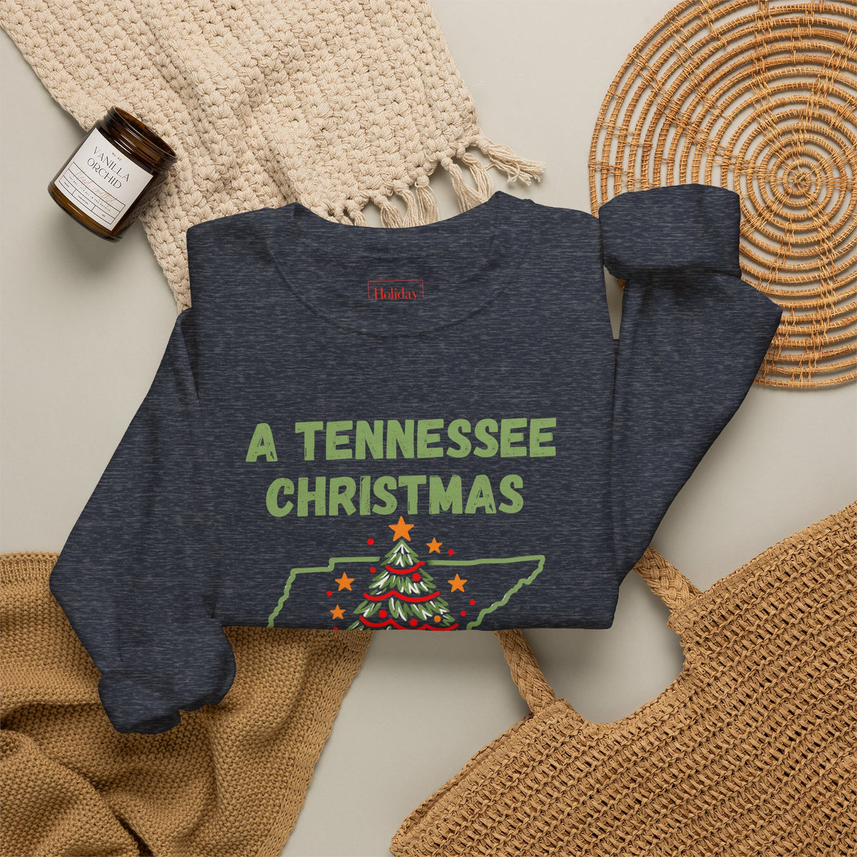 Tennessee Christmas Crewneck Sweatshirt