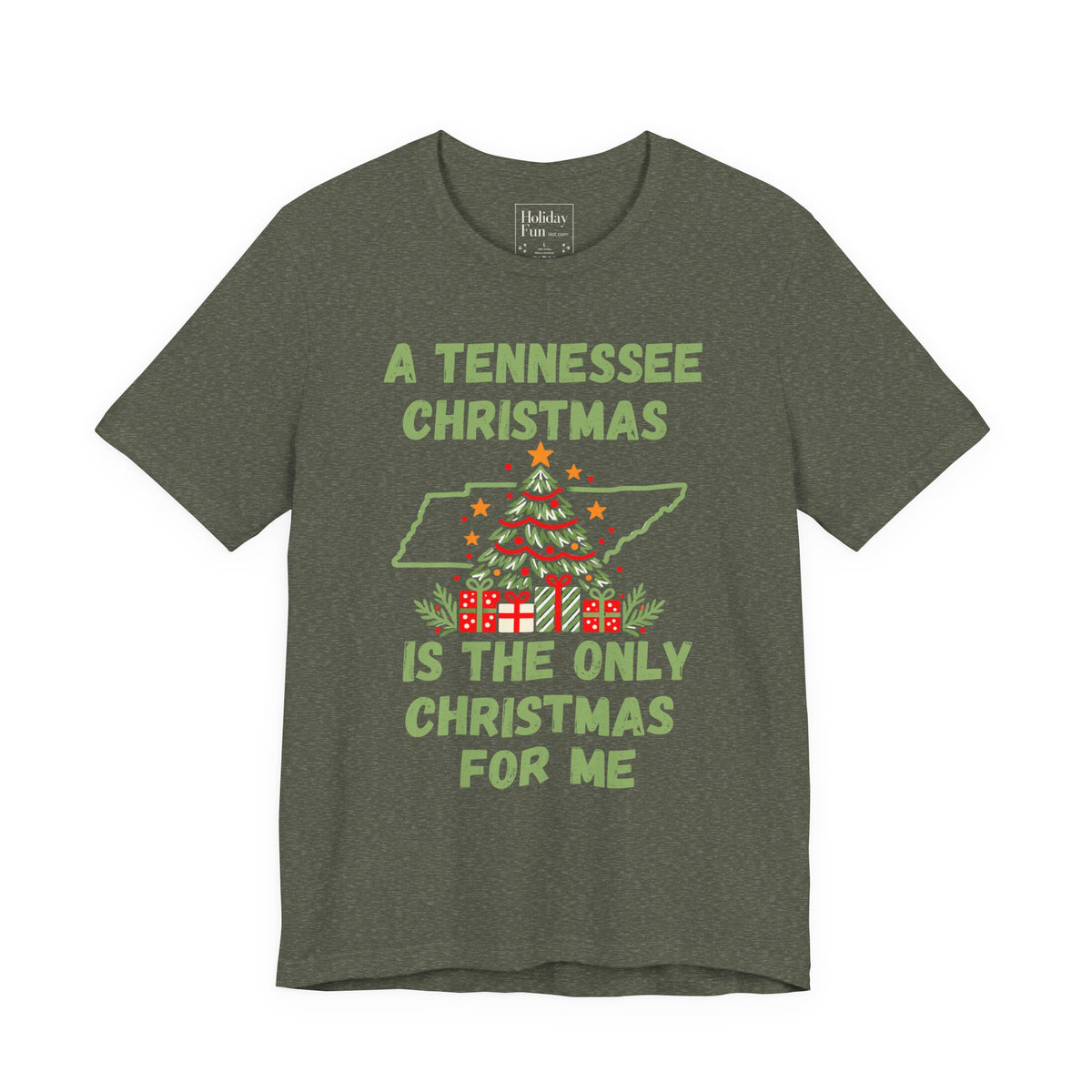 Tennessee Christmas T-Shirt – Holiday Fun product photo