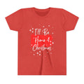Youth Pennsylvania, I'll Be Home For Christmas T Shirt by Holiday Fun, alternate product view 6