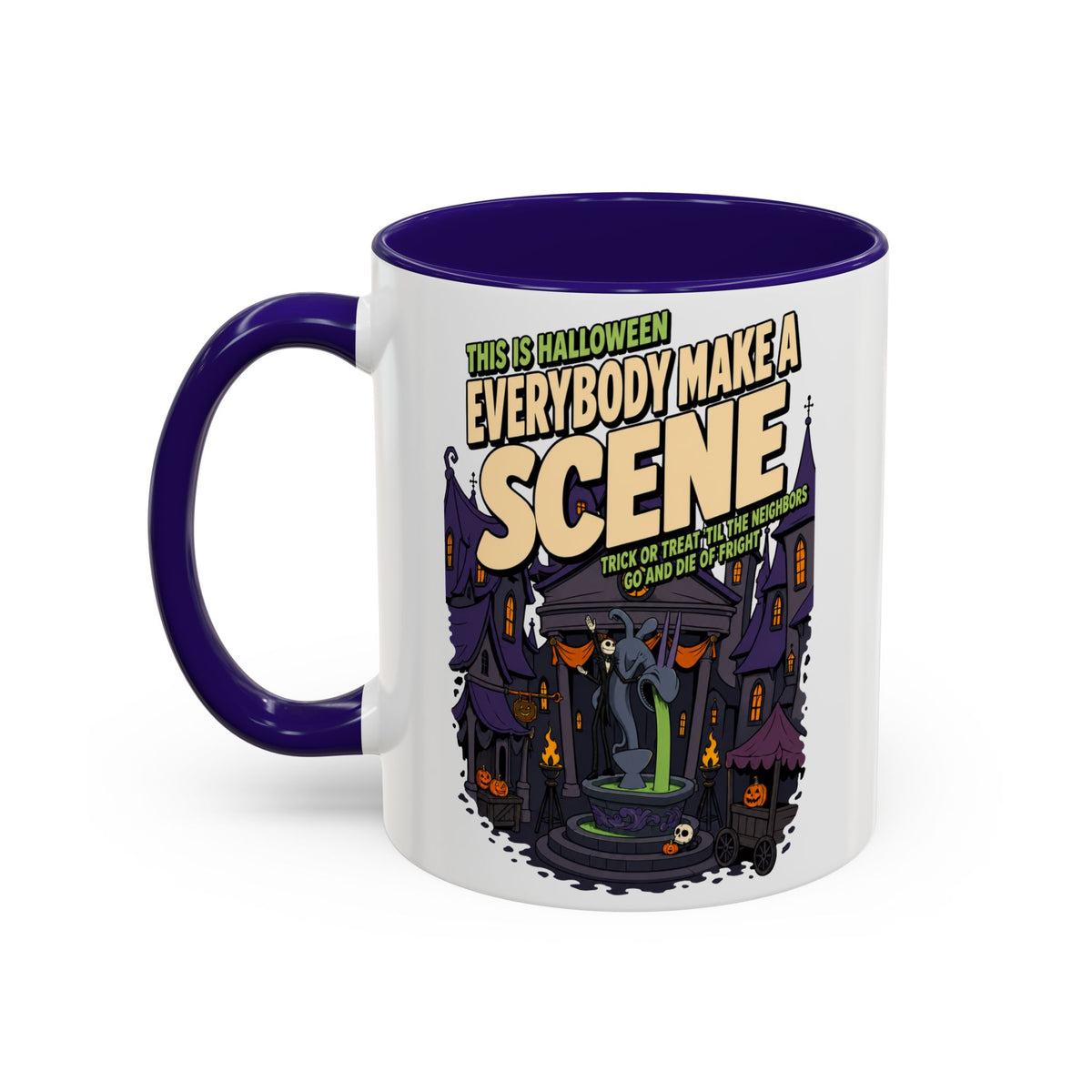 Nightmare Before Christmas This Is Halloween Coffee Mug (11oz) by Holiday Fun, alternate product view 4