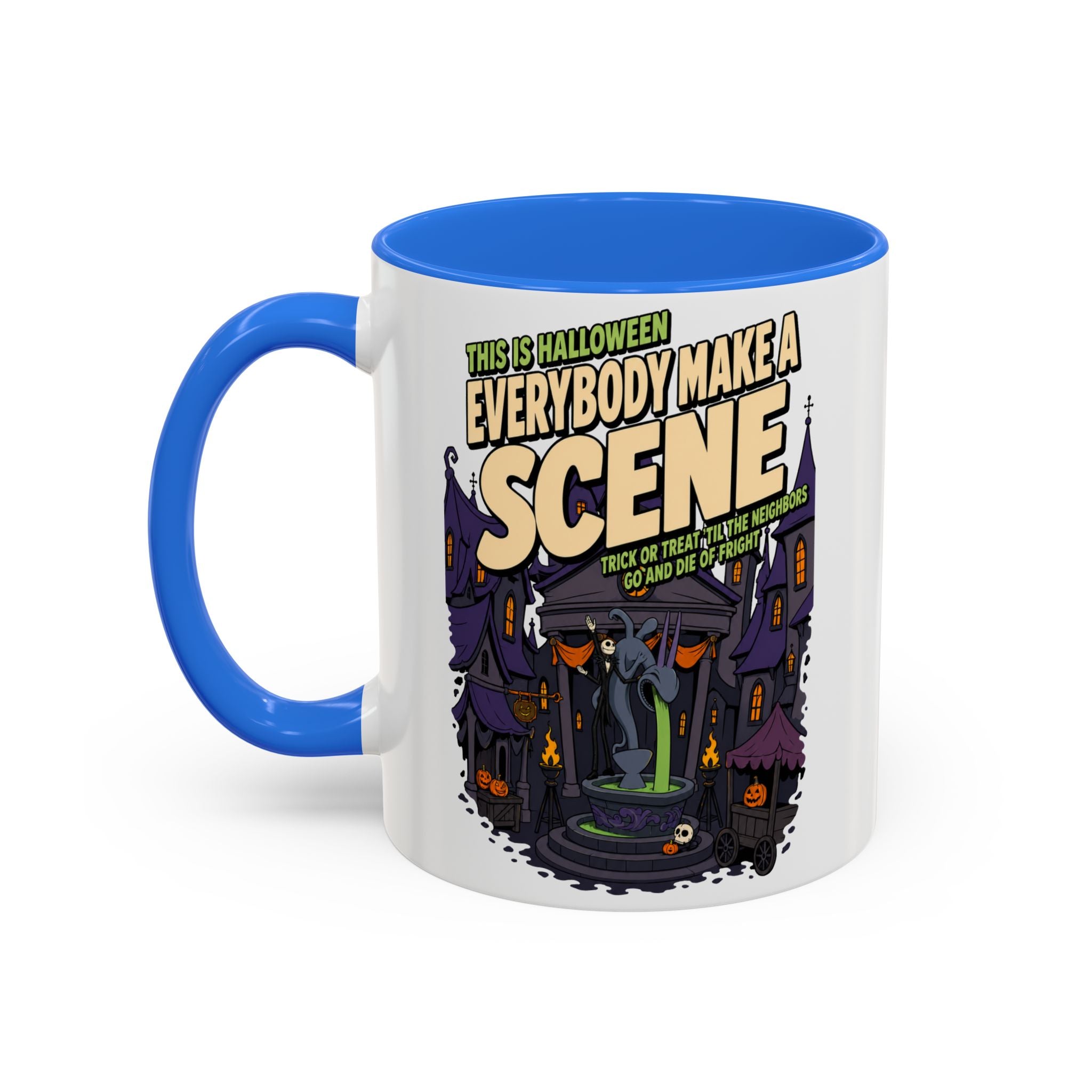 Nightmare Before Christmas This Is Halloween Coffee Mug (11oz) by Holiday Fun, alternate product view 5