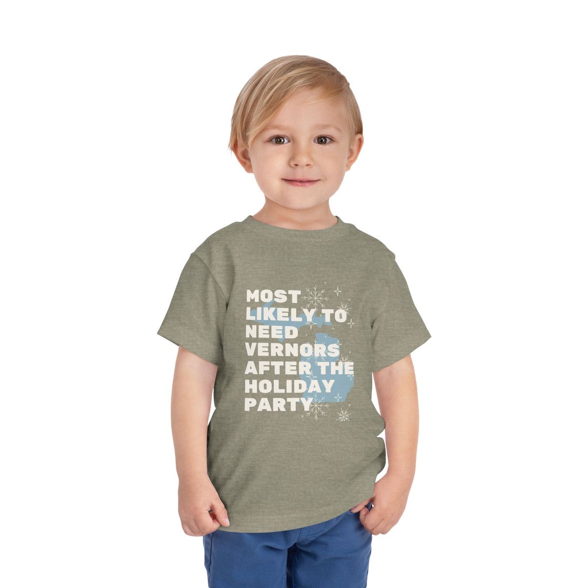 Toddler Most Likely To Need Vernors After The Holiday Party T Shirt – Holiday Fun product photo