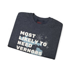 Most Likely to Need Vernors After the Holiday Party Crewneck Sweatshirt