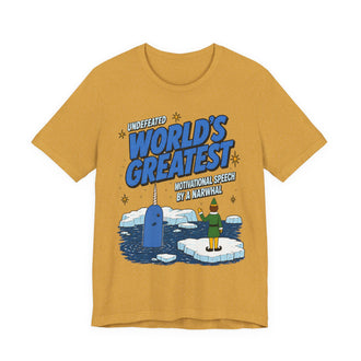 Buddy The Elf Narwhal Motivation T Shirt
