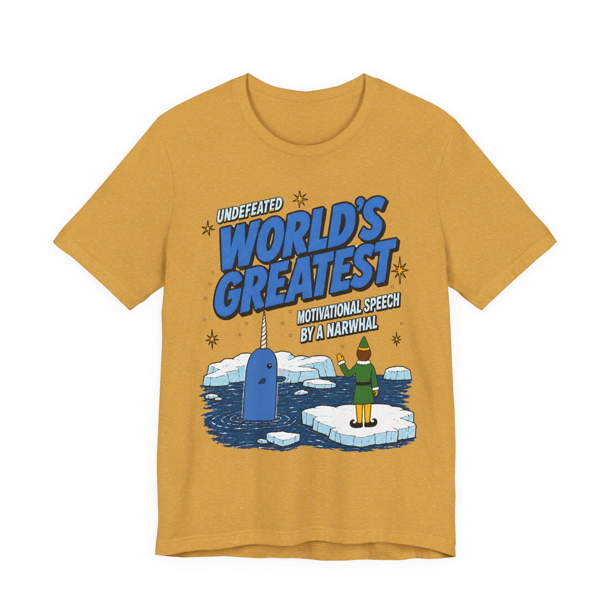 Holiday Fun Buddy The Elf narwhal motivation T shirt