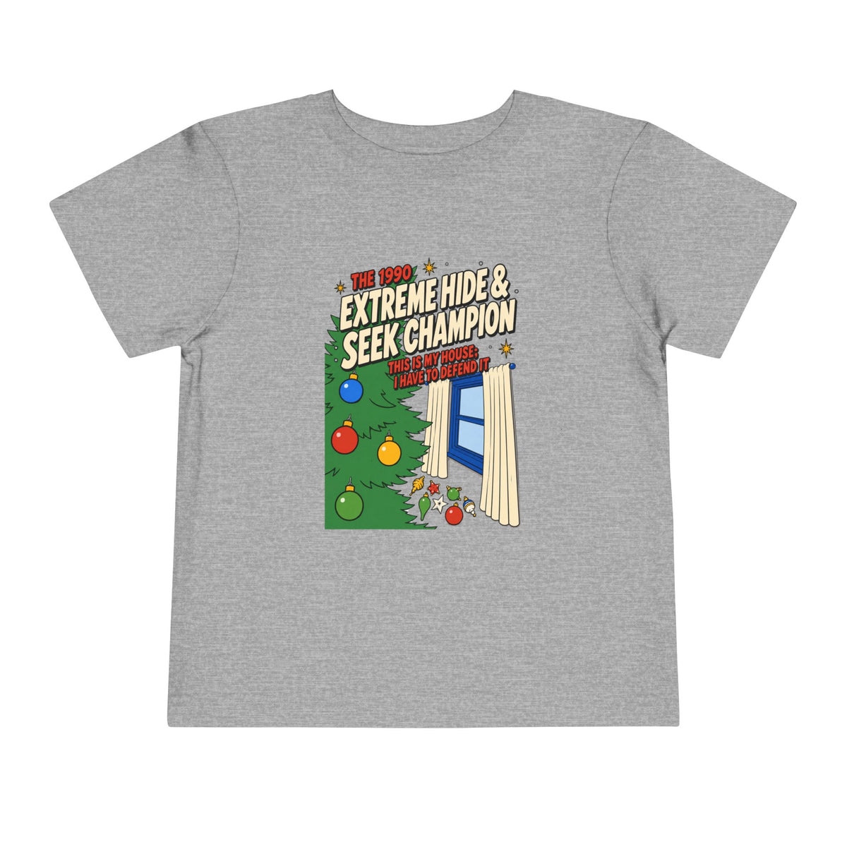 Toddler Home Alone Hide & Seek Champion T Shirt – Holiday Fun product photo